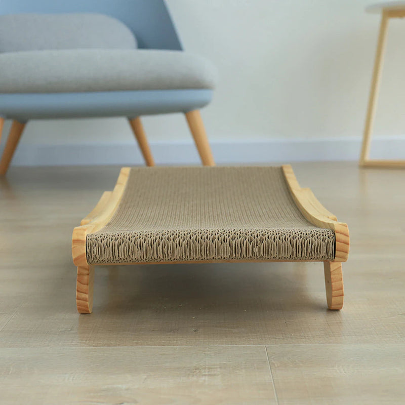 Kratzbaum und Liegestuhl für Katzen | 3-in-1 | Modern | Bequem | Spielen-Luzern Mode