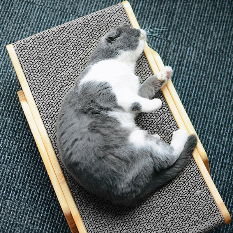 Kratzbaum und Liegestuhl für Katzen | 3-in-1 | Modern | Bequem | Spielen-Luzern Mode