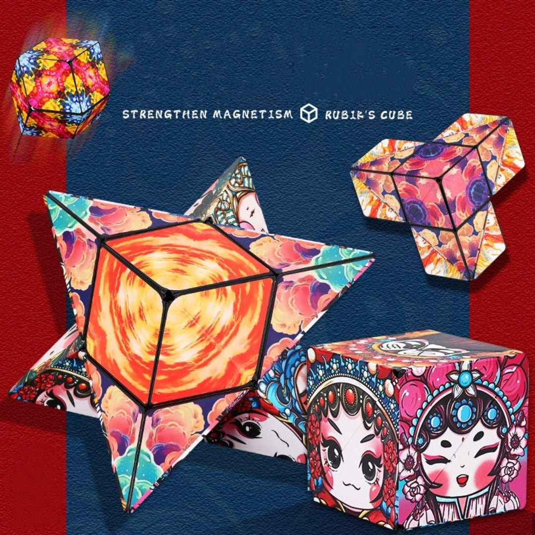 Magnetischer Würfel | Kreativ Muster Logik Lernspiel Geschenk Langlebig-Luzern Mode