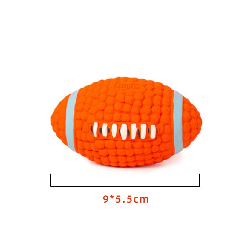Spielball Hunde | Unzerstörbar | Sprungkraft | Stark | Flexibel-Rugbyball-Klein-Luzern Mode