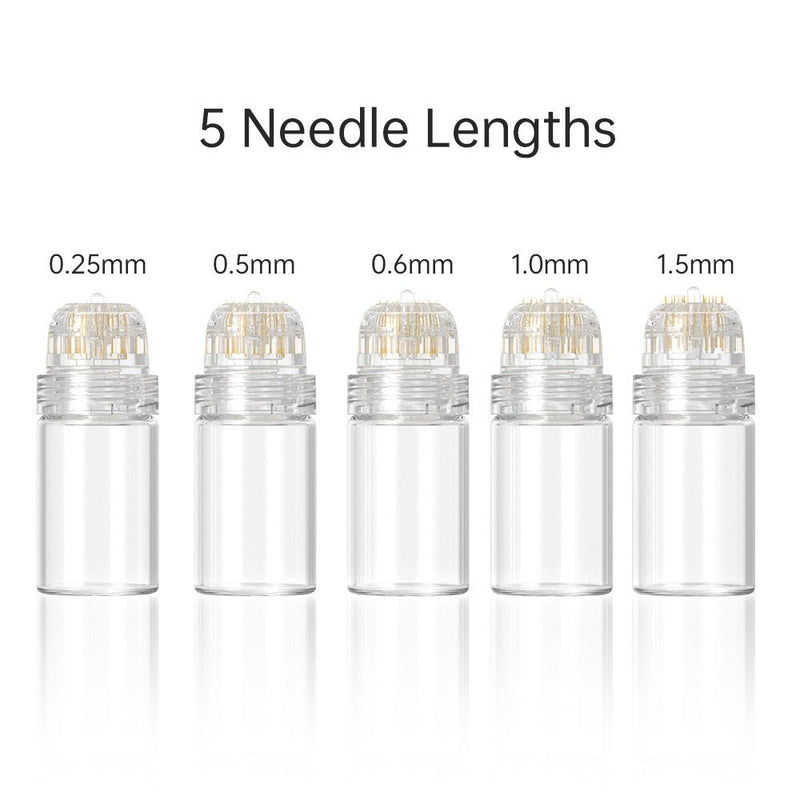 Microneedling Stempel | Hautpflege Titanium 20-Pin Glasflasche-Luzern Mode