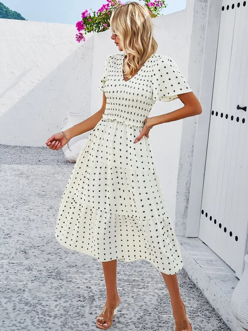 Herbstkleid mit lockerer Passform – Nadezhda