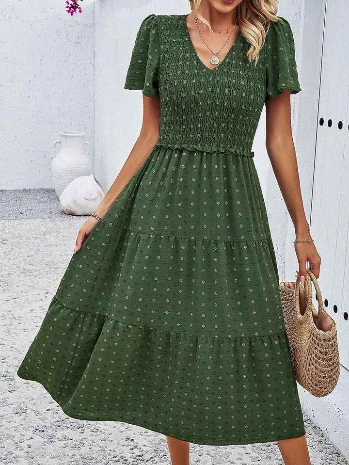 Herbstkleid mit lockerer Passform – Nadezhda