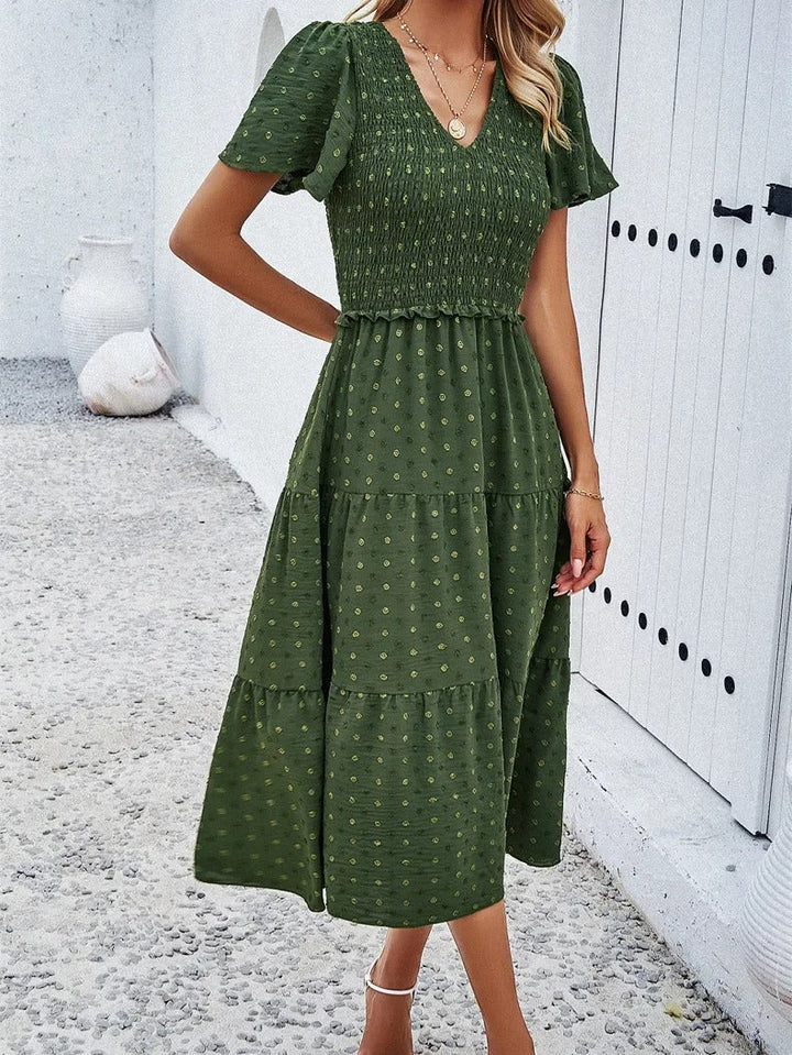 Herbstkleid mit lockerer Passform – Nadezhda