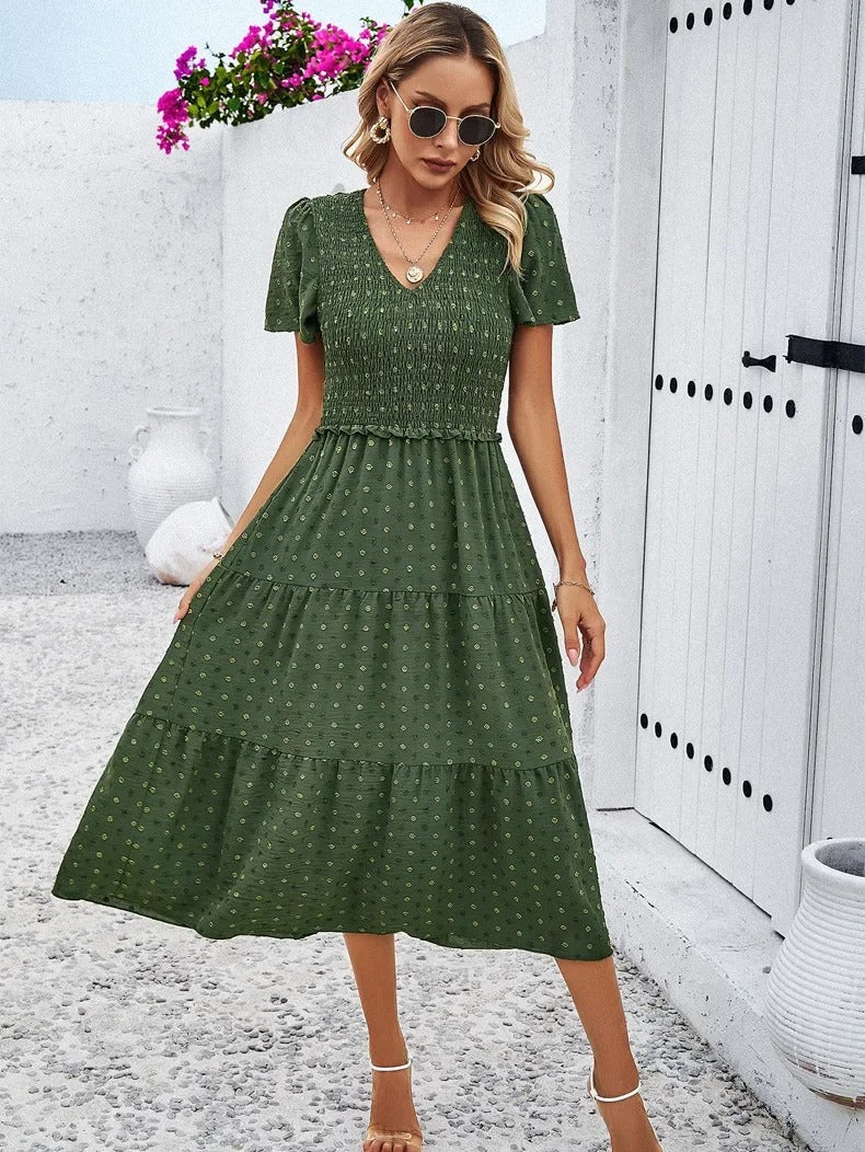 Herbstkleid mit lockerer Passform – Nadezhda