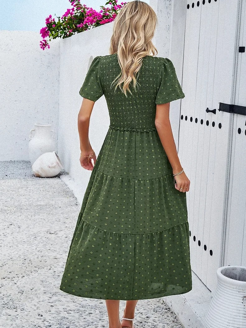 Herbstkleid mit lockerer Passform – Nadezhda