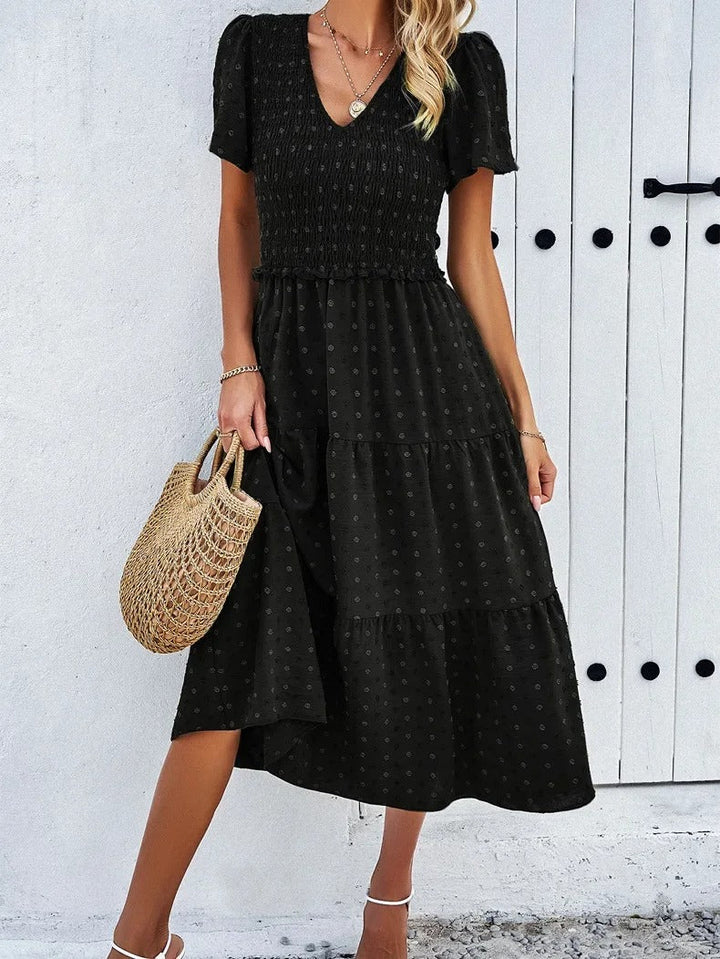 Herbstkleid mit lockerer Passform – Nadezhda