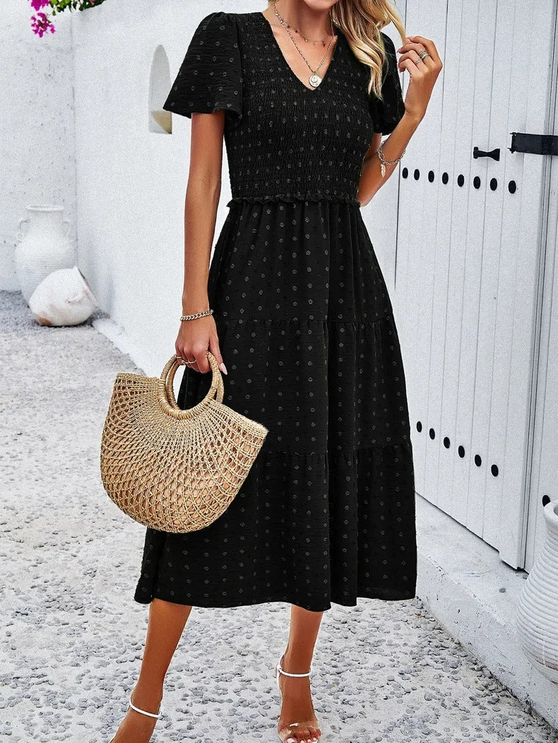 Herbstkleid mit lockerer Passform – Nadezhda