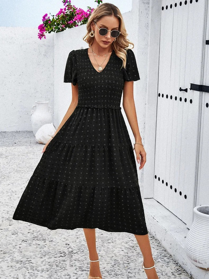 Herbstkleid mit lockerer Passform – Nadezhda
