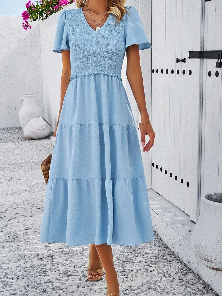 Herbstkleid mit lockerer Passform – Nadezhda
