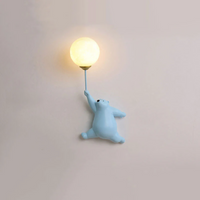 Kinderzimmer Wandlampe | Bär Niedlich Stilvoll Einzigartig Atmosphärisch LED-Blau-A-Luzern Mode