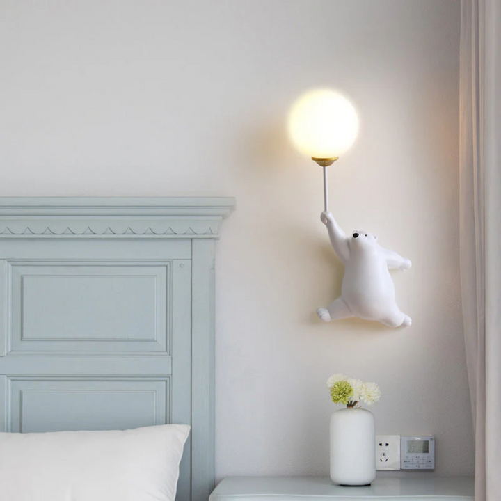 Kinderzimmer Wandlampe | Bär Niedlich Stilvoll Einzigartig Atmosphärisch LED-Luzern Mode
