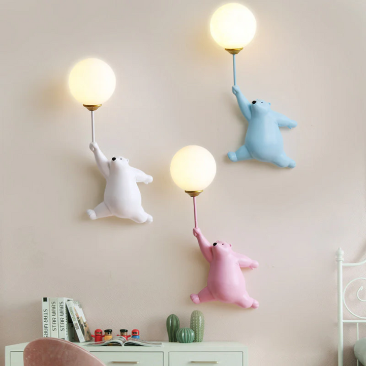 Kinderzimmer Wandlampe | Bär Niedlich Stilvoll Einzigartig Atmosphärisch LED-Luzern Mode