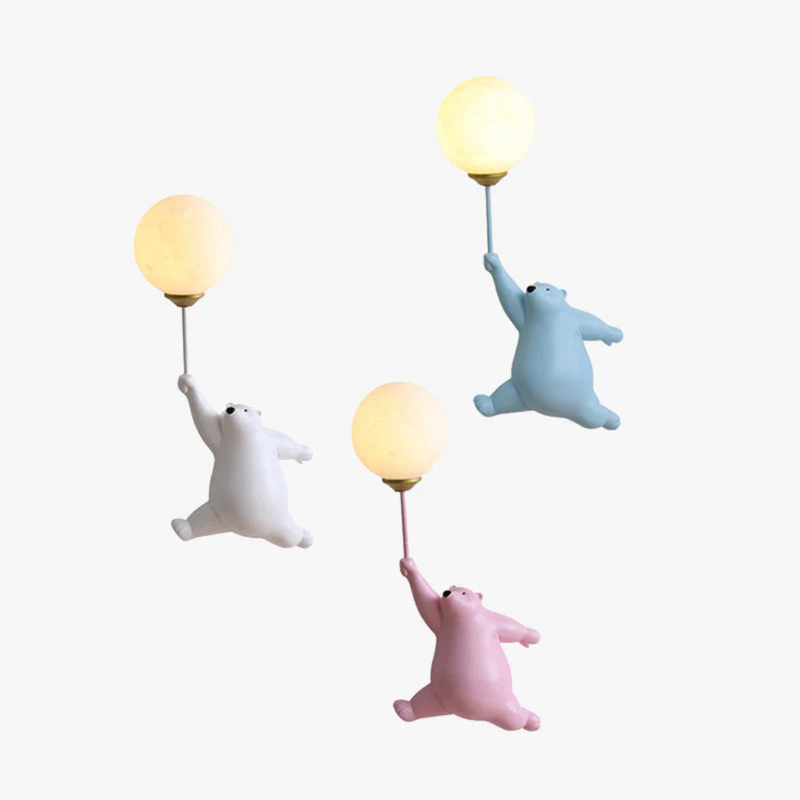 Kinderzimmer Wandlampe | Bär Niedlich Stilvoll Einzigartig Atmosphärisch LED-Luzern Mode