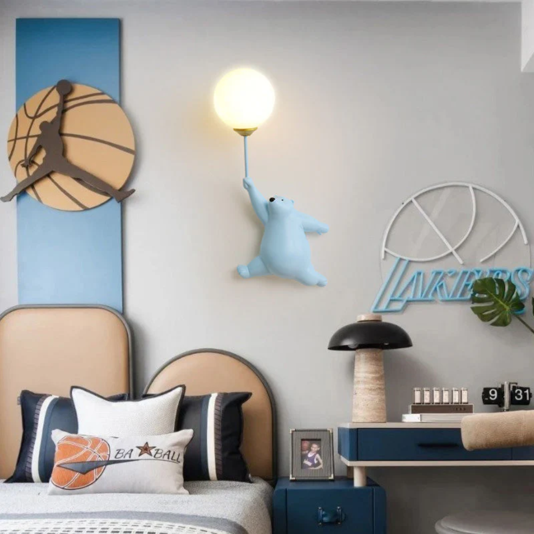 Kinderzimmer Wandlampe | Bär Niedlich Stilvoll Einzigartig Atmosphärisch LED-Luzern Mode