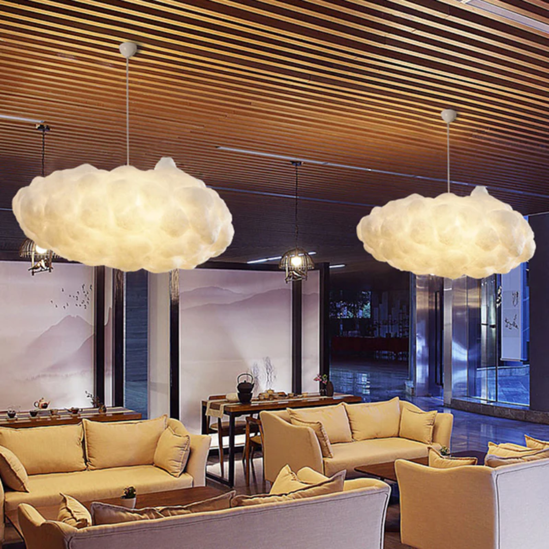 Design LED Hängelampe | Wolken-Stil Einzigartig Stimmungsvolles Licht Vielseitig Stilvoll-Luzern Mode