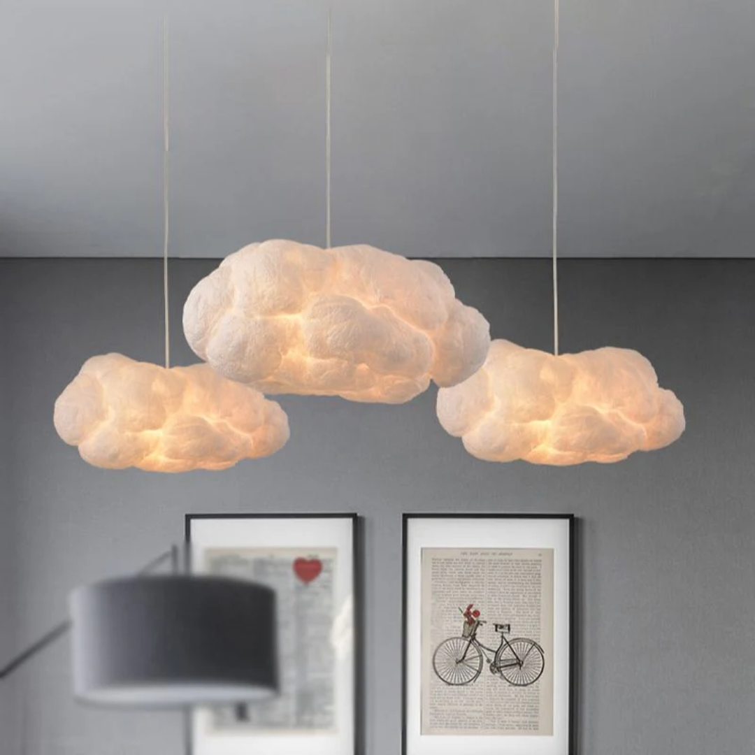 Design LED Hängelampe | Wolken-Stil Einzigartig Stimmungsvolles Licht Vielseitig Stilvoll-Luzern Mode