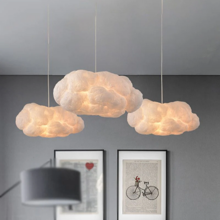 Design LED Hängelampe | Wolken-Stil Einzigartig Stimmungsvolles Licht Vielseitig Stilvoll-Luzern Mode
