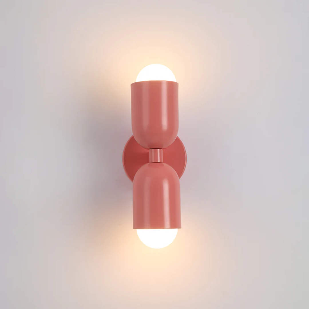 Wandleuchte | LED Modern Doppelseitig Farbvoll Stimmungsbeleuchtung Einzigartig Stilvoll-Rosa-Luzern Mode