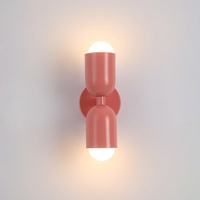 Wandleuchte | LED Modern Doppelseitig Farbvoll Stimmungsbeleuchtung Einzigartig Stilvoll-Rosa-Luzern Mode