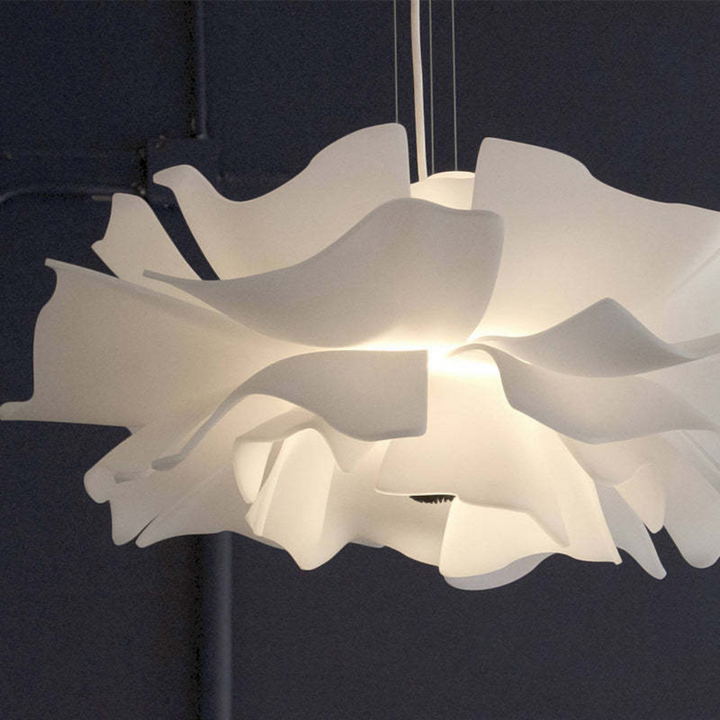 Design-Hängelampe | Weiß Blume Metall Stilvoll Einzigartig Langlebig Stimmungsvol-Luzern Mode