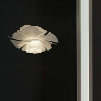 Design-Hängelampe | Weiß Blume Metall Stilvoll Einzigartig Langlebig Stimmungsvol-Luzern Mode