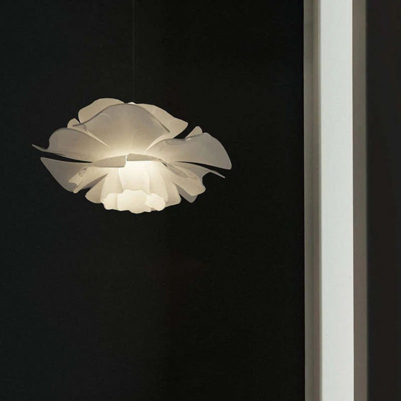 Design-Hängelampe | Weiß Blume Metall Stilvoll Einzigartig Langlebig Stimmungsvol-Luzern Mode