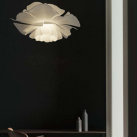 Design-Hängelampe | Weiß Blume Metall Stilvoll Einzigartig Langlebig Stimmungsvol-Luzern Mode