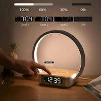 Multifunktionale Nachtlampe | Ladegerät | Wecker | LED | Touchbedienung-Luzern Mode