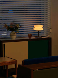 Tischlampe | Kompaktes Glasdesign Stilvoll Vielseitig Stimmungsvolles Licht Langlebig-Luzern Mode