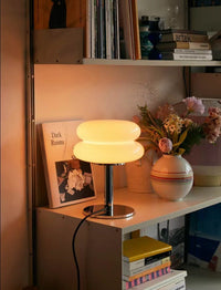 Tischlampe | Kompaktes Glasdesign Stilvoll Vielseitig Stimmungsvolles Licht Langlebig-Luzern Mode