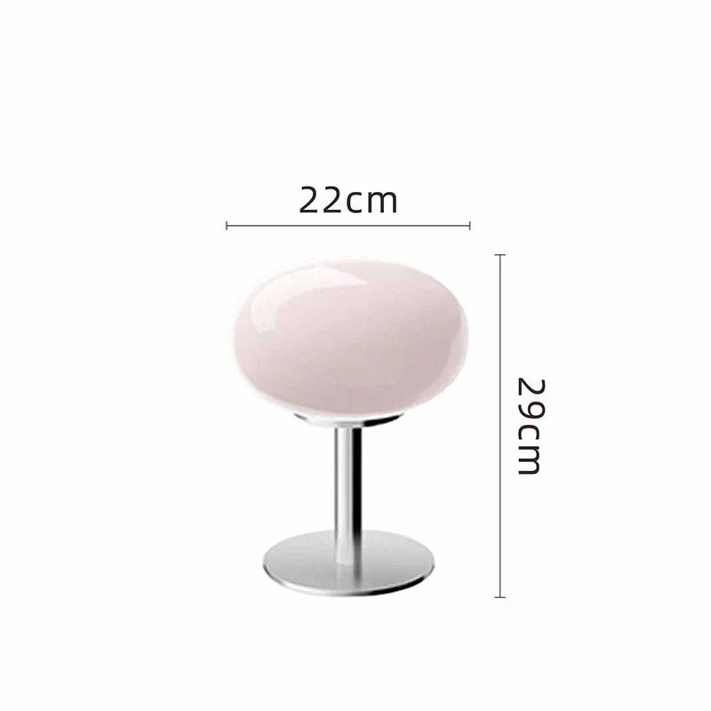Tischlampe | Kompaktes Glasdesign Stilvoll Vielseitig Stimmungsvolles Licht Langlebig-Lollipop Rosa-Luzern Mode