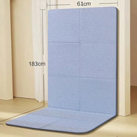 Yogamatte | Dick Faltbar Vielseitig Langlebig Komfortabel Rutschfest-Blau-Luzern Mode