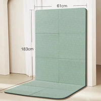 Yogamatte | Dick Faltbar Vielseitig Langlebig Komfortabel Rutschfest-Grün-Luzern Mode