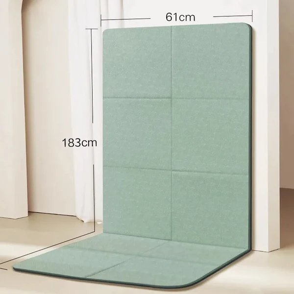 Yogamatte | Dick Faltbar Vielseitig Langlebig Komfortabel Rutschfest-Grün-Luzern Mode