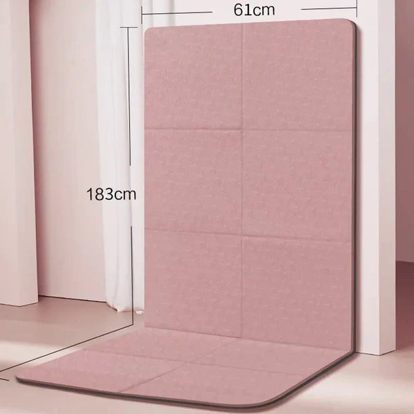 Yogamatte | Dick Faltbar Vielseitig Langlebig Komfortabel Rutschfest-Rosa-Luzern Mode