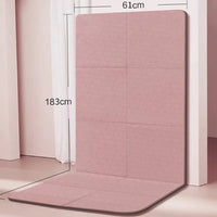 Yogamatte | Dick Faltbar Vielseitig Langlebig Komfortabel Rutschfest-Rosa-Luzern Mode