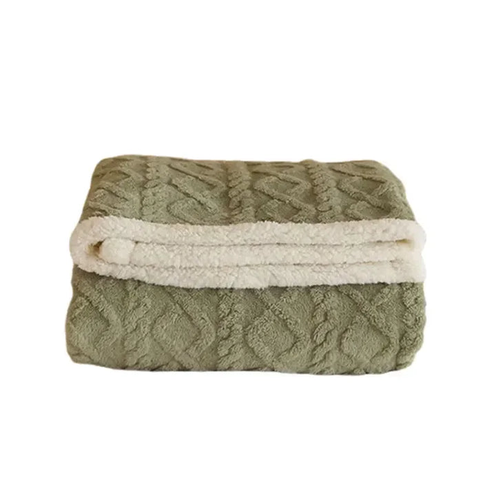 Fleece-Decke | Warm Weich Komfortabel Einfarbig Luxus Stilvoll Vielseitig-Luzern Mode