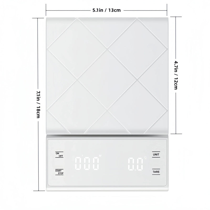 Küchenwaage | Digital Präzise Timer Vielseitig Langlebig-Luzern Mode