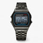 Retro Digitaluhr mit Alarm und Stoppuhr, Wasserdicht-Schwarz-Luzern Mode