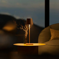 Tischlampe | Matt Nachhaltig Luxus Modern USB-C Wiederaufladbar Stilvoll-Mattbraun-Luzern Mode