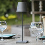 Tischlampe | Matt Nachhaltig Luxus Modern USB-C Wiederaufladbar Stilvoll-Mattgrau-Luzern Mode