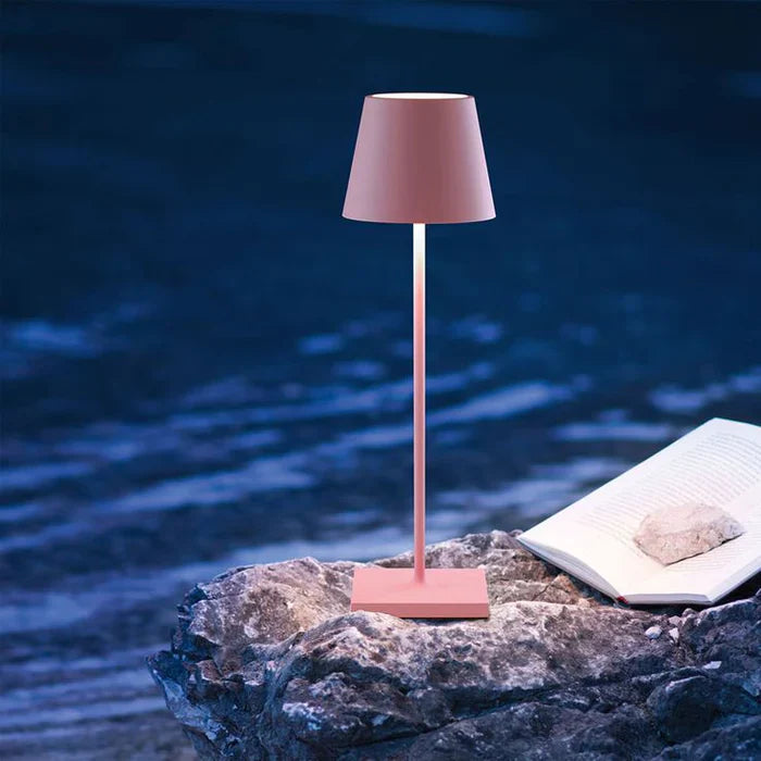 Tischlampe | Matt Nachhaltig Luxus Modern USB-C Wiederaufladbar Stilvoll-Mattrosa-Luzern Mode