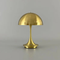 Tischlampe | Blütenknospe Kabellos Wiederaufladbar Vielseitig Stilvoll LED-Gold-Luzern Mode