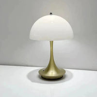 Tischlampe | Blütenknospe Kabellos Wiederaufladbar Vielseitig Stilvoll LED-Gold Weiß-Luzern Mode