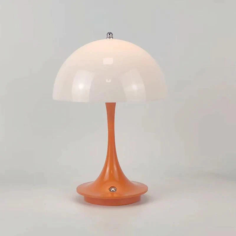 Tischlampe | Blütenknospe Kabellos Wiederaufladbar Vielseitig Stilvoll LED-Orange Weiß-Luzern Mode