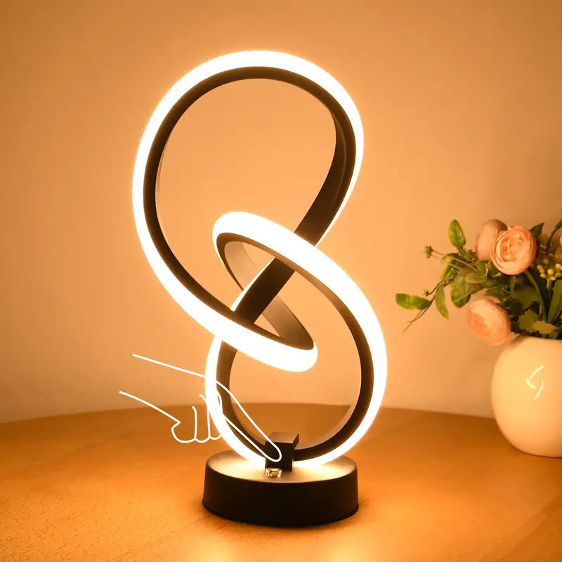 Tischlampe | Schlank Minimalistisch Stilvoll Stimmungsvolles Design Dimmbar-Luzern Mode