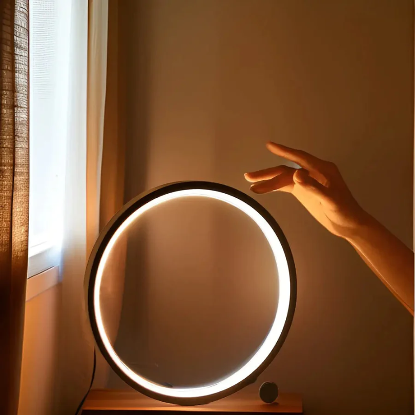 Nachtlicht | Rundes LED Design Dimmbar Einzigartig Vielseitig Stilvoll Sparsam-Luzern Mode