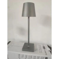 LED Tischlampe | Dimmbar Kabellos Praktisch Vielseitig Wiederaufladbar-Silber-Luzern Mode