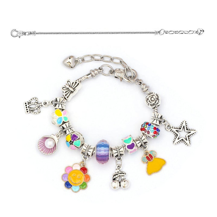 Armband Bastelset Einhorn DIY Schmuckset für Kinder-Luzern Mode